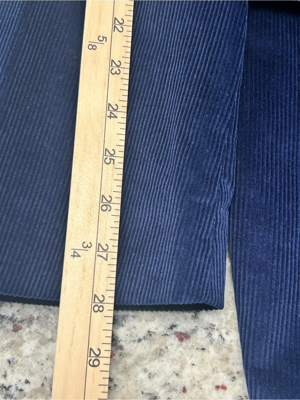 Saddlebred Heritage Corduroy Men’s Navy Royal‎ Blue Blazer 56L NWT Cotton